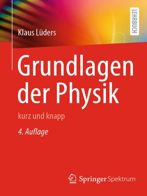 cover image of Grundlagen der Physik